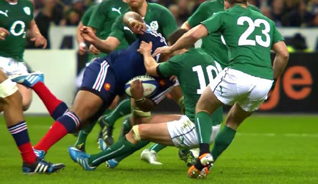 VIDEO. 6 Nations : les plus grosses charges et les plus gros plaquages de l'édition 2014