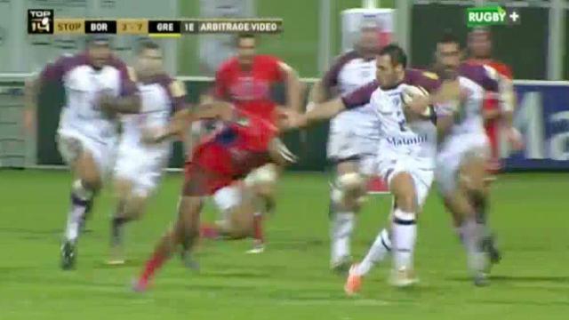 VIDÉO. UBB : Lionel Beauxis met le feu à la défense de Grenoble sur une action de 80 mètres