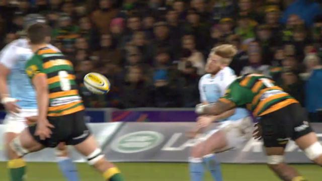 VIDÉO. Premiership. Un gros tampon pour Samu Manoa et un magnifique essai collectif pour Northamtpon