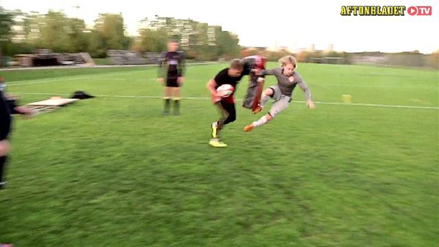 VIDEO. INSOLITE. Un journaliste suédois teste le rugby...à ses risques et périls 