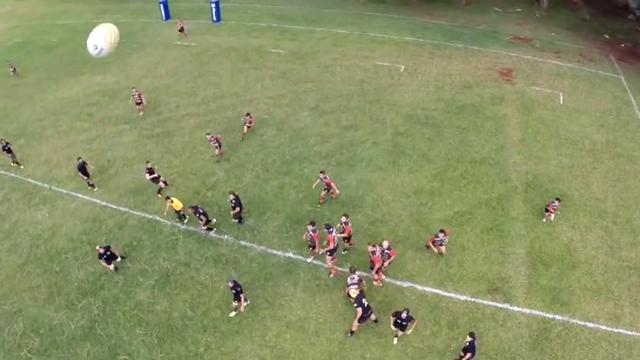 VIDEO. Les images spectaculaires d'un match de rugby filmé par un drone