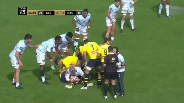 VIDÉO. Top 14. ASM vs Racing 92. Un médecin fait irruption sur la pelouse et provoque l'arrêt du match