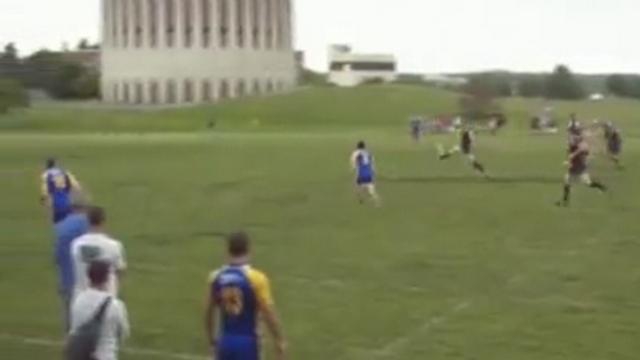 VIDEO. Un rugbyman amateur rivalise avec Brian O'Driscoll avec un double jeu au pied ultra inspiré