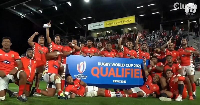 RESUME VIDEO. Un triplé de l'Agenais Sonatane Takalua et les Tonga se qualifient pour France 2023