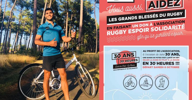 Une bande de rugbymen se lance un défi sportif au profit des grands blessés du Rugby