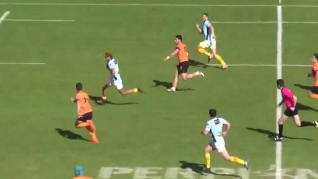 VIDEO. Espoirs - USAP : Alexandre Lagarde fait l'amour à la défense de Narbonne