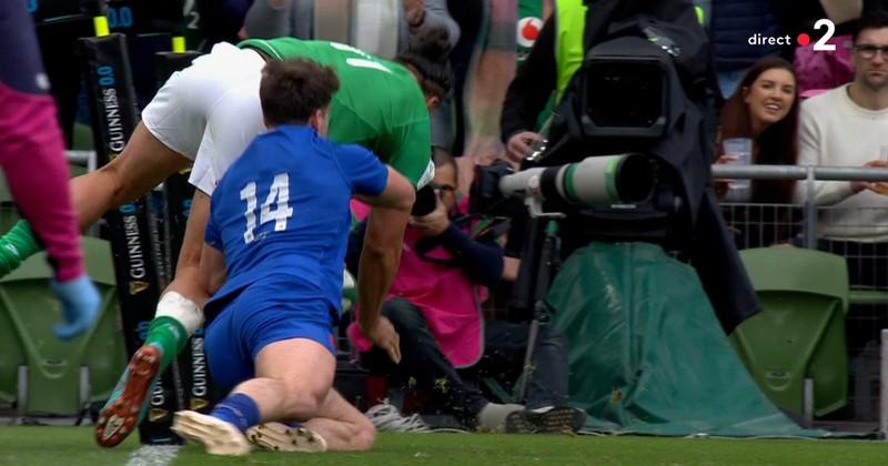 VIDEO. 6 Nations. L'essai de James Lowe était-il valable ? Les supporters enragent !