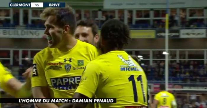 VIDÉO. ASM. Damian Penaud et Alivereti Raka font exploser la défense du CA Brive (62-6)