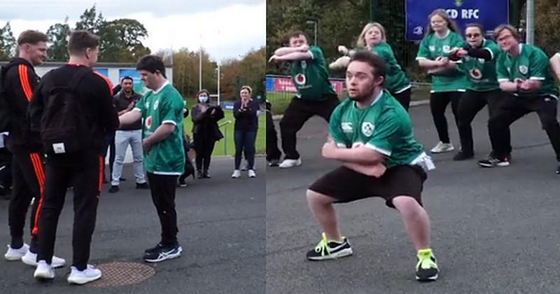 VIDEO. Beau moment de respect entre les All Blacks et des fans irlandais d'une institution spécialisée