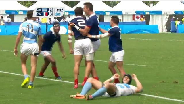 RESUME VIDEO. Rugby à 7. La France bataille pour décrocher l'or olympique face à l'Argentine