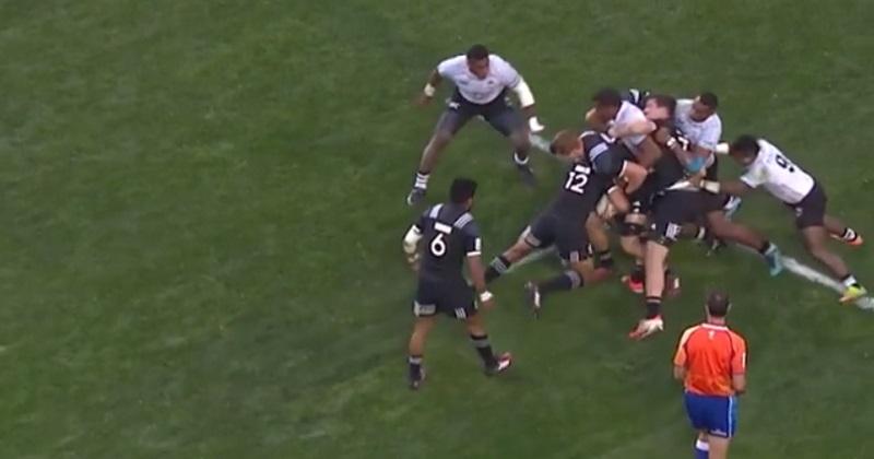 VIDÉO. Insolite - Las Vegas 7s : la Nouvelle-Zélande inscrit un essai... avec un groupé pénétrant !