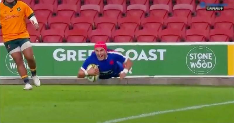 VIDEO. Les Bleus frappent d'entrée face aux Wallabies grâce à Gabin Villière