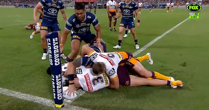 VIDEO. NRL. Kyle Feldt (Cowboys) marque un essai impossible qui défie la logique