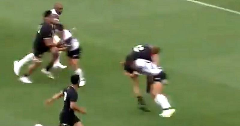 RUGBY. VIDEO. OUCH ! Nakano fait siffler les côtes du futur Castrais Jack Goodhue