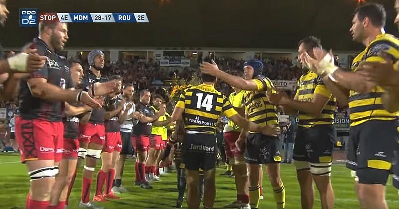 VIDEO. Pro D2. Le bel hommage du Stade Montois à Julien Cabannes après 27 ans de fidélité !