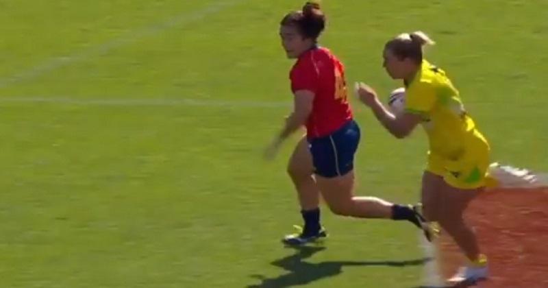 VIDEO. Rugby à 7 : le triple inter-exter' d'Emma Tonegato donne le tournis à la défense de l'Espagne