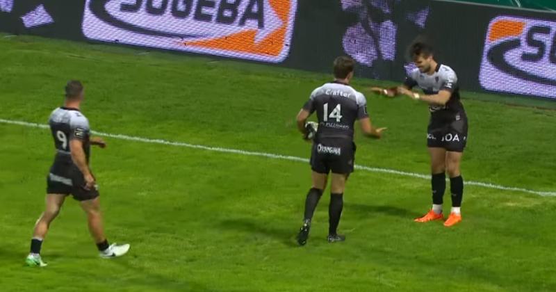 VIDÉO. Top 14 - RCT : le 101ème essai du record pour Vincent Clerc sur une belle offrande d'Hugo Bonneval