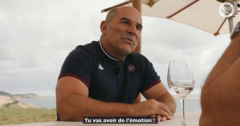 VIDEO. Top 14. Vincent Moscato présente le maillot Héritage de l'UBB avec passion