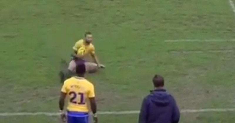 VIDEO. WTF : l'incroyable geste technique de Quade Cooper pour sauver une touche