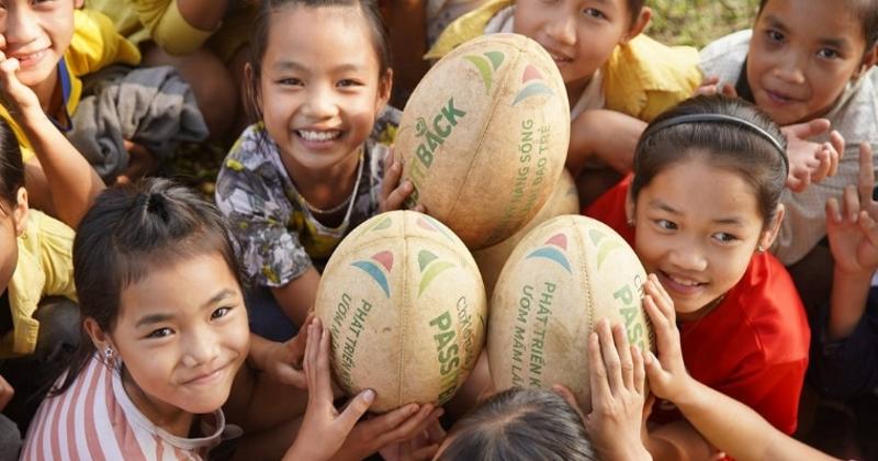 VIETNAM : ChildFund Pass it Back, le superbe projet ''Rugby et social'' de l'association Un Enfant par la Main