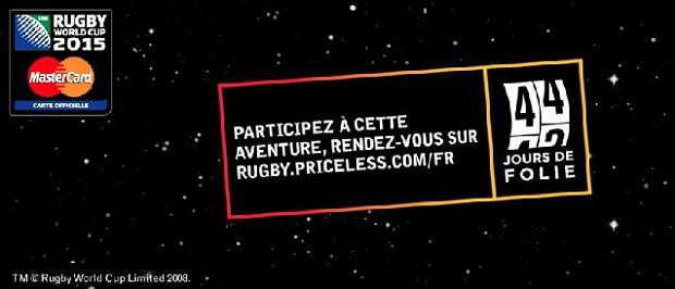 La planète devient ovale pendant la Coupe du Monde de Rugby 2015 avec MasterCard