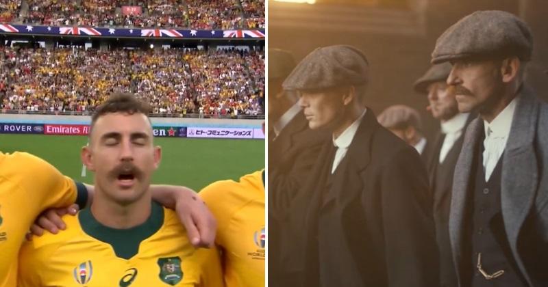 WALLABIES : avec sa moustache, Nic White rend hommage aux Peaky Blinders !