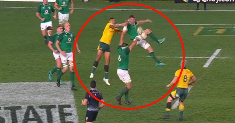 VIDÉO. Wallabies : Israel Folau cité pour un jeu dangereux dans les airs face à l'Irlande