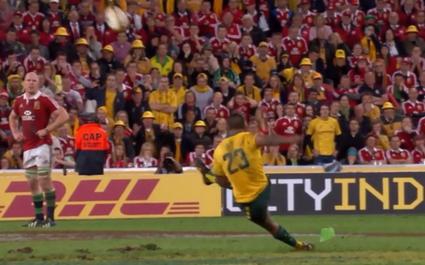 VIDEO. Kurtley Beale glisse et enterre les espoirs des Wallabies face aux Lions