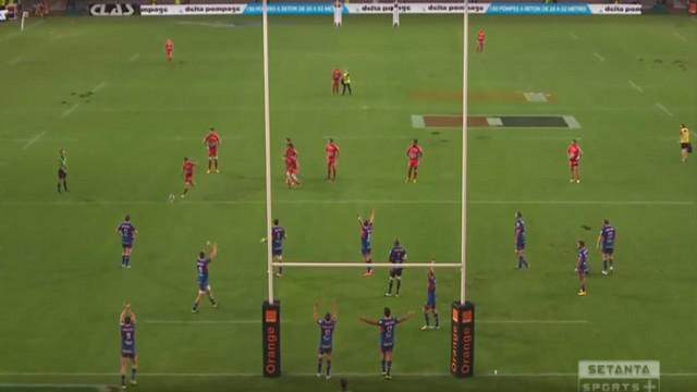 VIDEO. Top 14. FCG - RCT. Déjà à Bayonne, Willie Du Plessis prend un peu trop son temps pour taper la pénalité 