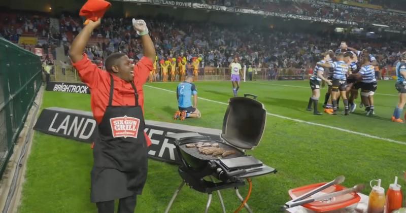 WTF - Ils font un BBQ derrière l'en-but en plein de match de Currie Cup [VIDÉO]