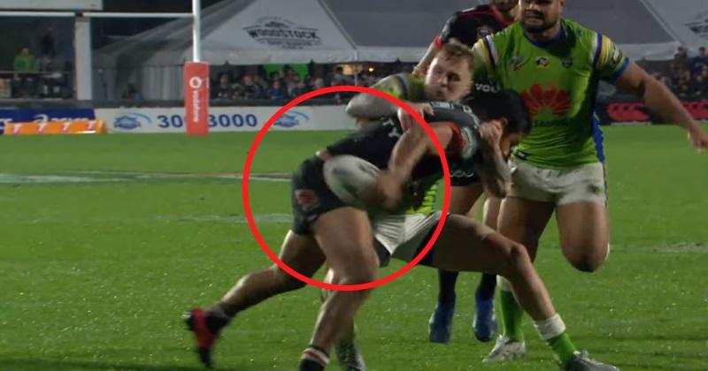 VIDÉO. XIII : le offload de l'année pour Peta Hiku face aux Raiders ?