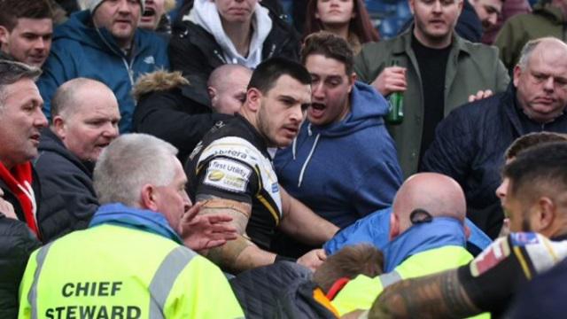 VIDEO. XIII. Bagarre en tribunes entre les joueurs de Salford et leurs propres supporters