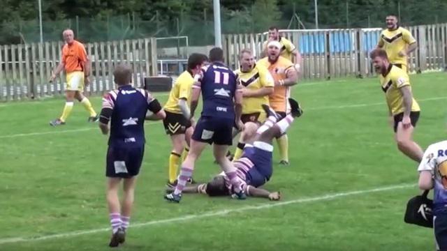 VIDEO. Rugby amateur #90 : un pilier de 160 kilos explose comme du popcorn au contact