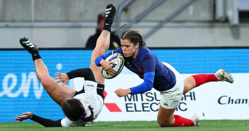 VIDÉO. Le bleu vous manque ? Eh bien, le XV de France Féminin marque l’essai de la semaine