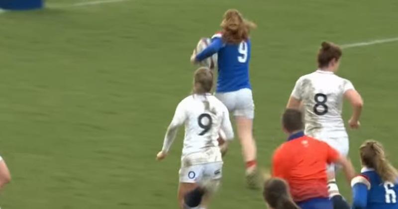 XV de France Féminin : la valise de Pauline Bourdon n'empêche pas la large défaite contre l'Angleterre [Résumé vidéo]