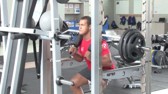 VIDEO. Coupe du monde 2015 : muscu, chambrage, ronflement et Bubble Foot pour le XV de France