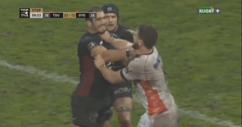 VIDEO. Top 14 - Yoann Maestri et Rory Grice risquent gros après leur accrochage musclé