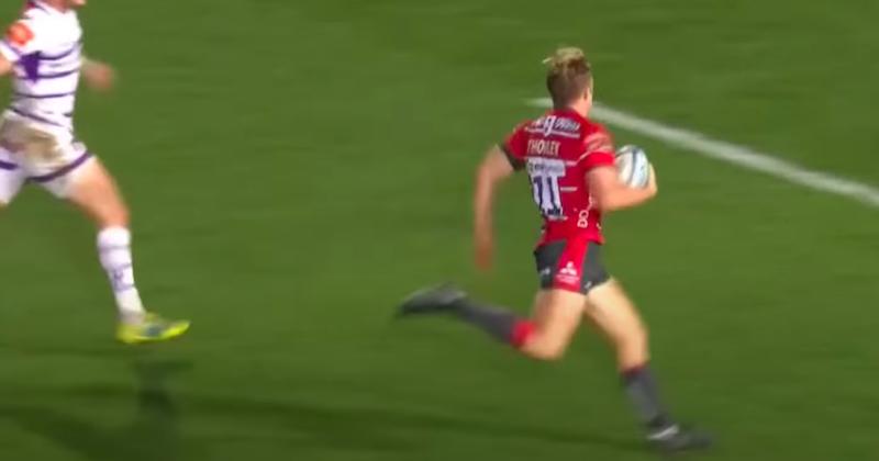 VIDEO - Le jour où... Gloucester et son sprinteur Ollie Thorley ont inscrit l'essai de l'année en Angleterre