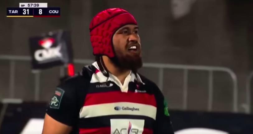 VIDEO. Du punch, du poids, du pied : Montauban frappe fort avec une recrue de 106kg façon Ngani Laumape