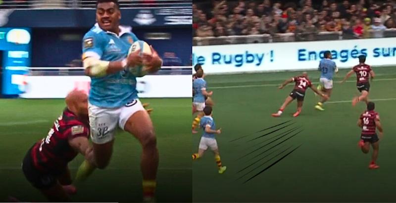 VIDEO. À près de 37km/h, la cuillère venue d’ailleurs de Teddy Thomas pour sauver le Stade Toulousain