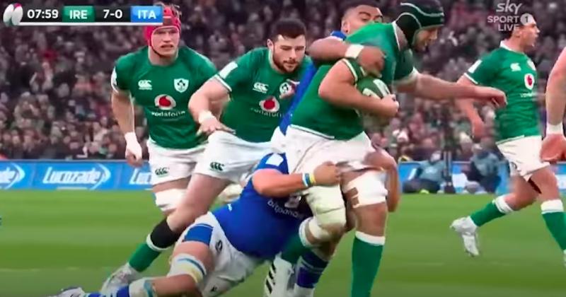 18 plaquages, 11 courses... cet Irlandais a brillé le week-end dernier dans le 6 Nations, et ce n’est pas celui que vous croyez