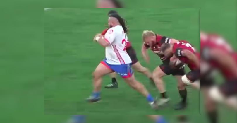 VIDEO. AMATEUR. Ce pilier de 130kg décroche la caravane et inscrit l'essai que tous les gros ont rêvé de marquer