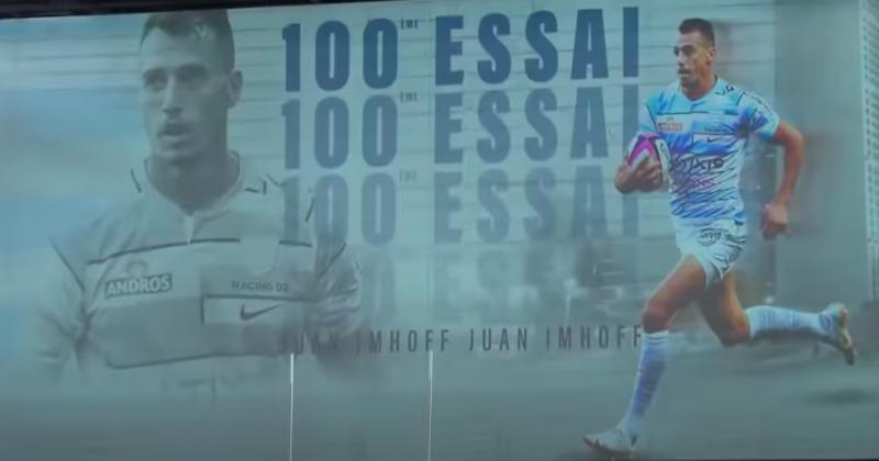 VIDEO. BAM ! Et de 100 essais pour Juan Imhoff sous les couleurs du Racing !