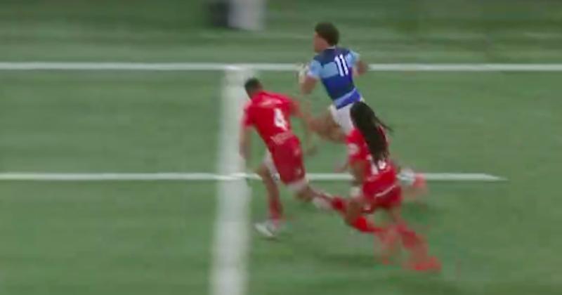 VIDEO. TCHIK-TCHAK : la légende Dan Norton déposée comme un bleu en finale Supersevens