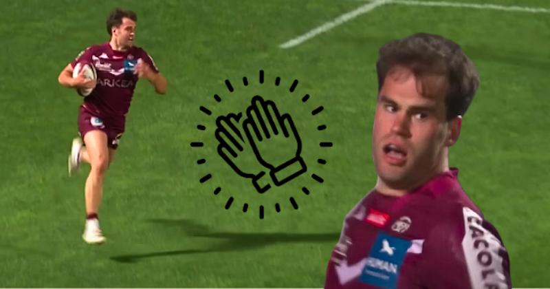 TOP14. VIDEO. D’un triplé dont il a le secret, Damian Penaud fesse son ASM chérie et l’envoie jouer le maintien