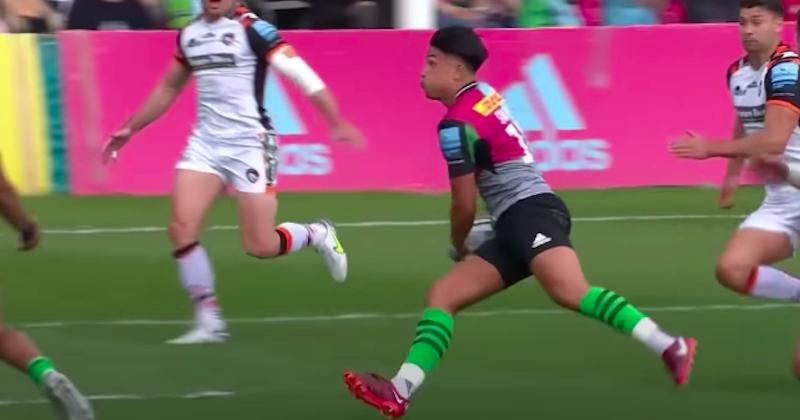 VIDEO. Grâce aux vissées laser de 15 mètres de Marcus Smith, les Quins font tomber Leicester !