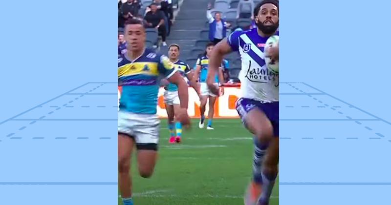 VIDEO. À plus de 35km/h, la star du XIII Josh Addo-Carr traverse le terrain tel un avion de chasse