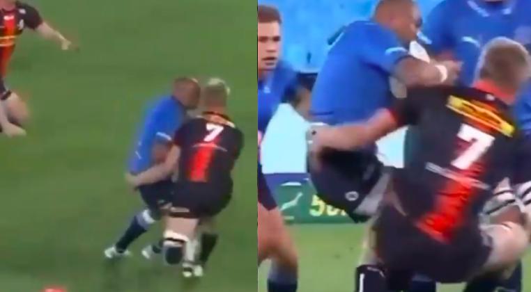 VIDEO - Quand PS Du Toit (120kg) se fait violemment asseoir par Cornal Hendricks (96kg) !