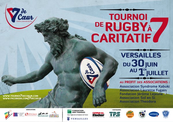 Jouer pour les autres : Tournoi 7 de Cœur à Versailles les 30 juin et 1er juillet ! 