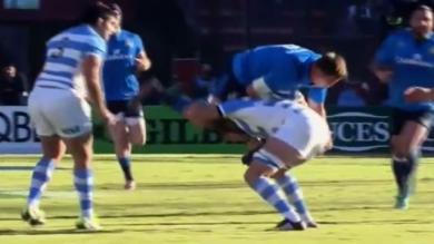 VIDEO. Argentine - Italie : le plaquage spectaculaire de Guido Petti sur Andries van Schalkwyk